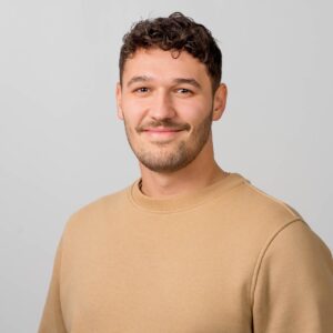 Zakelijk portret met vriendelijke blik